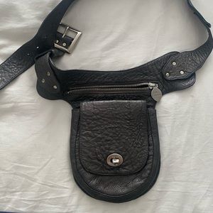 Colleen Cordero leather fanny pack